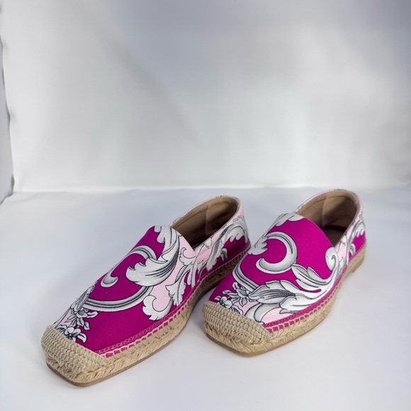 Versace Loafer Espadrille Size 38 | Fuchsia Rose Italy - Picture 2 of 9